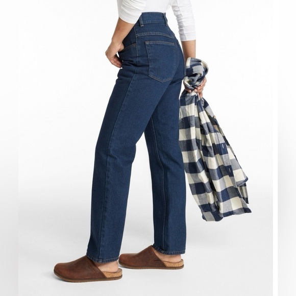 Women's Double L® Jeans, Ultra High-Rise Straight-Leg size:10 Color : Blue - Picture 4 of 14